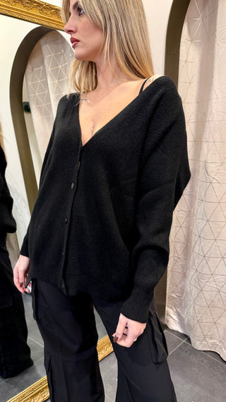 Cardigan Scollo a V Dixie