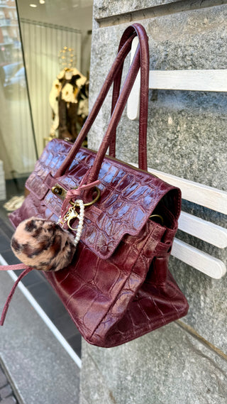 Borsa Mia Bag Cocco Bordeaux