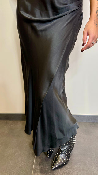 Long Dress In Satin Souvenir