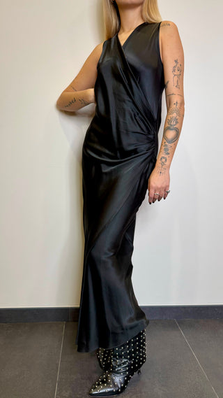 Long Dress In Satin Souvenir