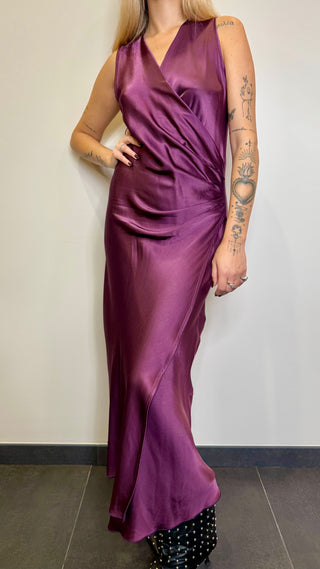 Long Dress In Satin Souvenir