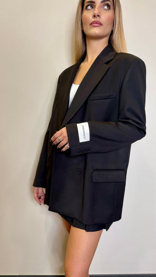 Blazer Doppiopetto Con Spalline