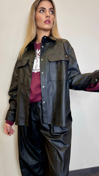 Camicia in Ecopelle Hinnominate