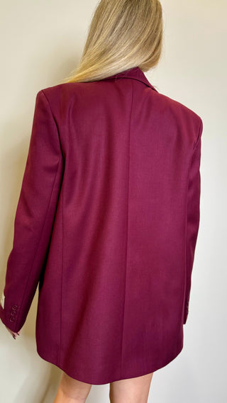 Blazer Doppiopetto Con Spalline