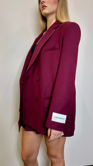 Blazer Doppiopetto Con Spalline