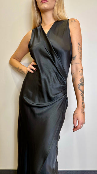 Long Dress In Satin Souvenir