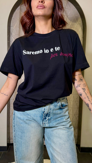 T-Shirt "saremo io e te..." Wonderland
