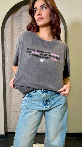 T-shirt "Se è vero che..." Wonderland
