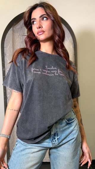 T-shirt "Specchio forse i sogni..." Wonderland