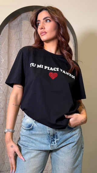 T-shirt "Tu mi piaci tanto" Wonderland