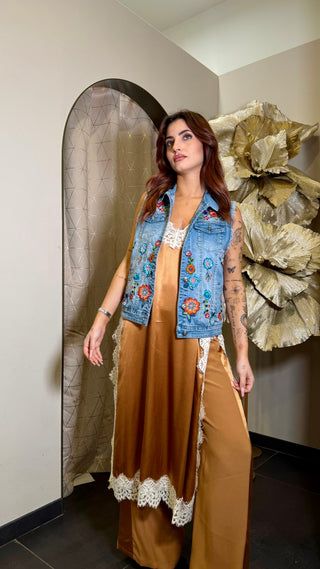 Gilet Flowers Souvenir