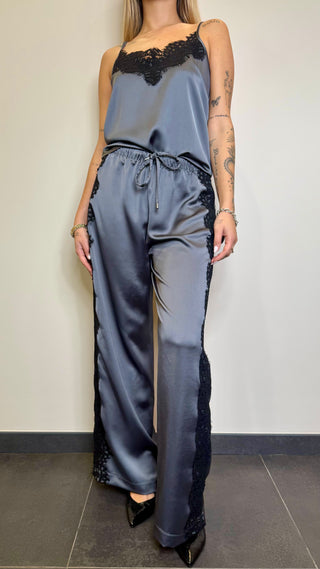 Pantalone Satin Tensione In