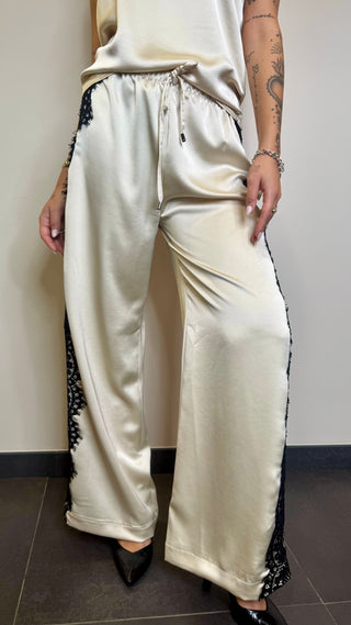 Pantalone Satin Tensione In