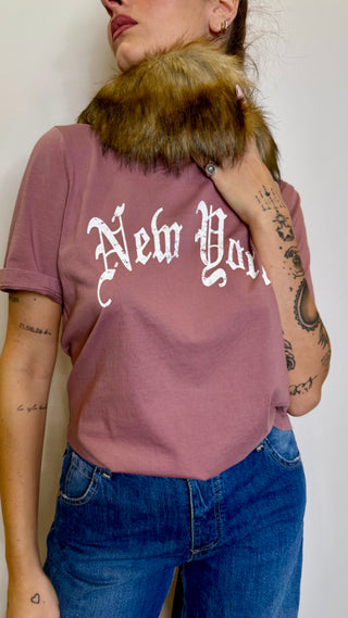 T-shirt New York Collo Philia Loft