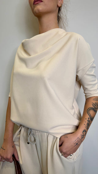 Blusa in Cady Souvenir