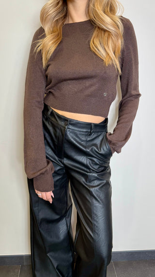 Maglia Crop Heart Please