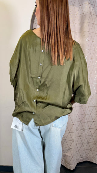 Blusa Bottoni Tensione In