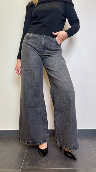 Jeans Costi Strass Pinker