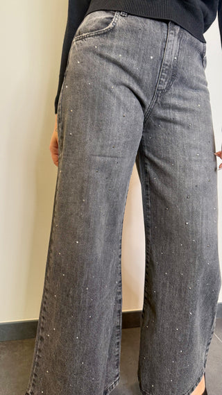 Jeans Costi Strass Pinker