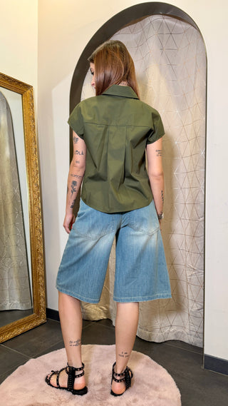 Bermuda Denim Tensione In