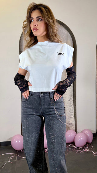 T-shirt Crop Luce