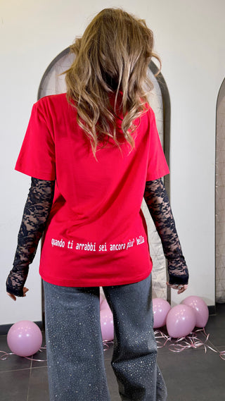 T-shirt "Quando ti arrabbi..." Manicotti Luce