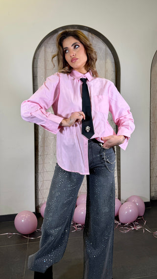 Camicia Cravatta Luce