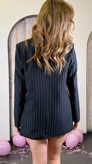Blazer Gessato Gioiello Luce