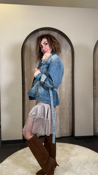 Giacca Denim Spilla Philia Loft