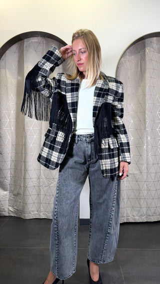 Blazer Check Frange Lumina
