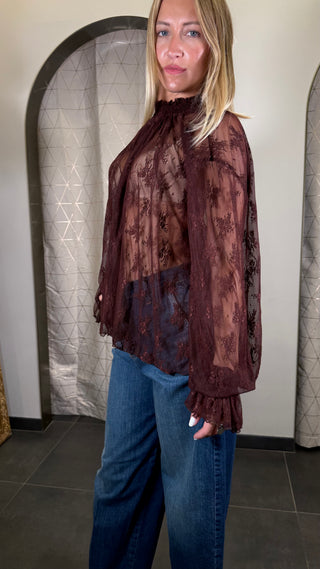 Blusa In Pizzo Morbida Imperial